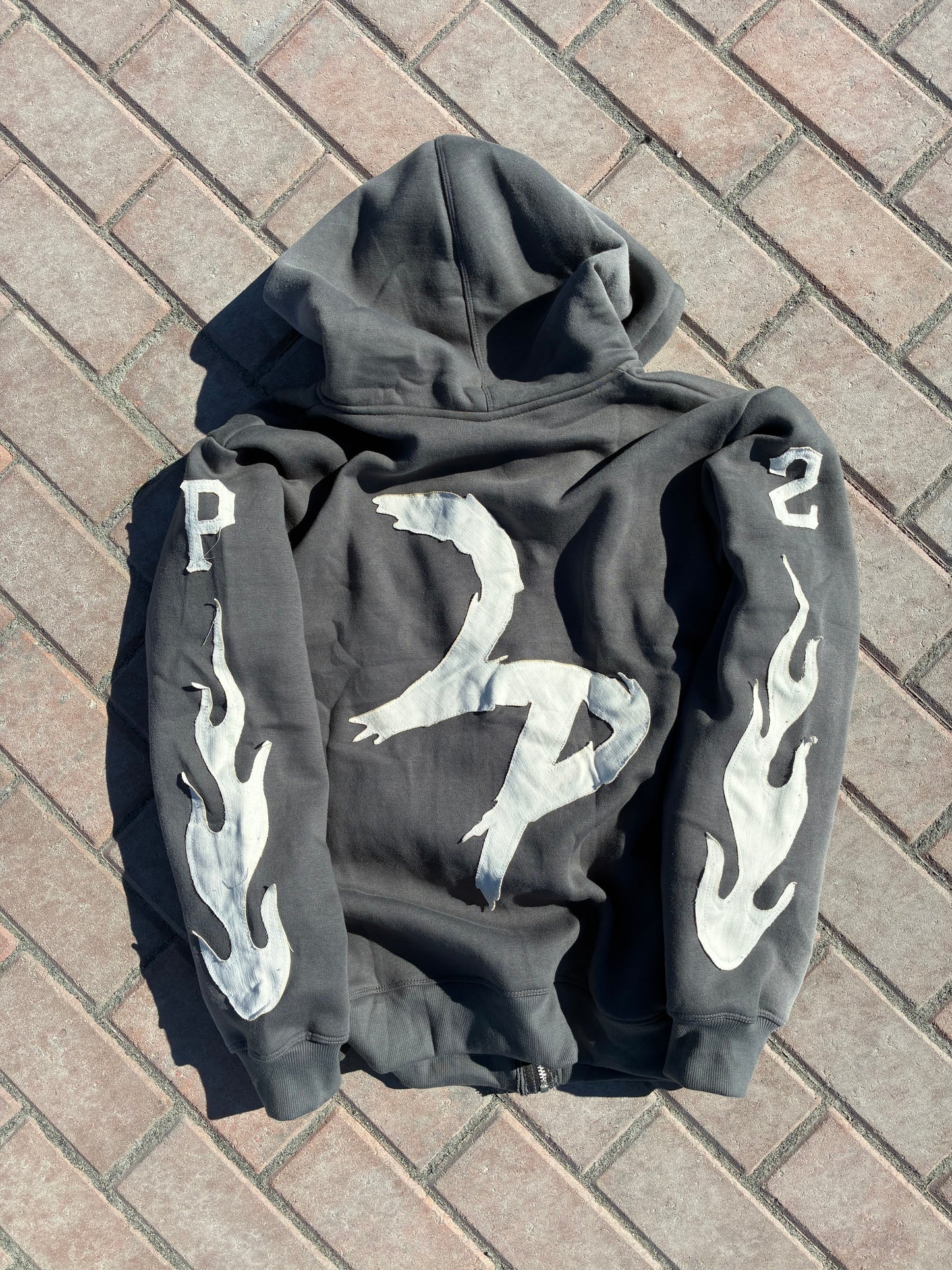 Grey “Pressha” Zip-Up