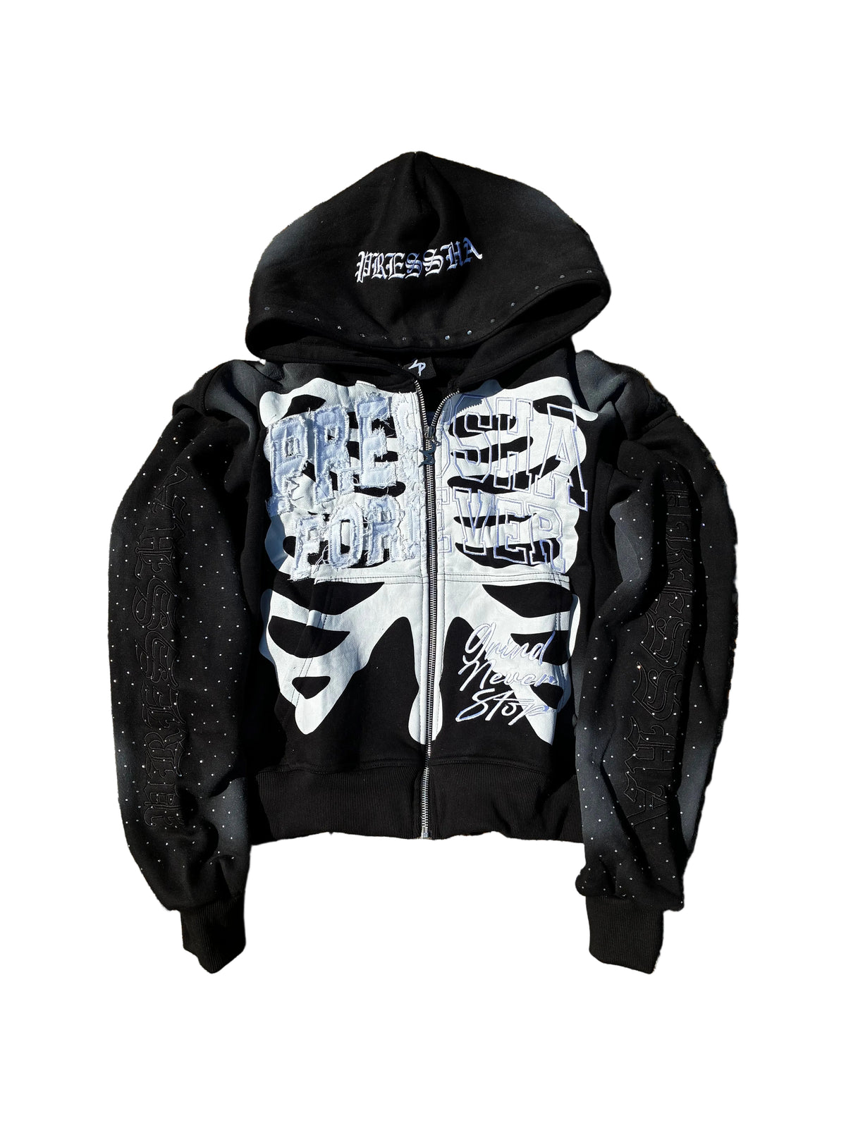 “Presshafyed” Zip-Up