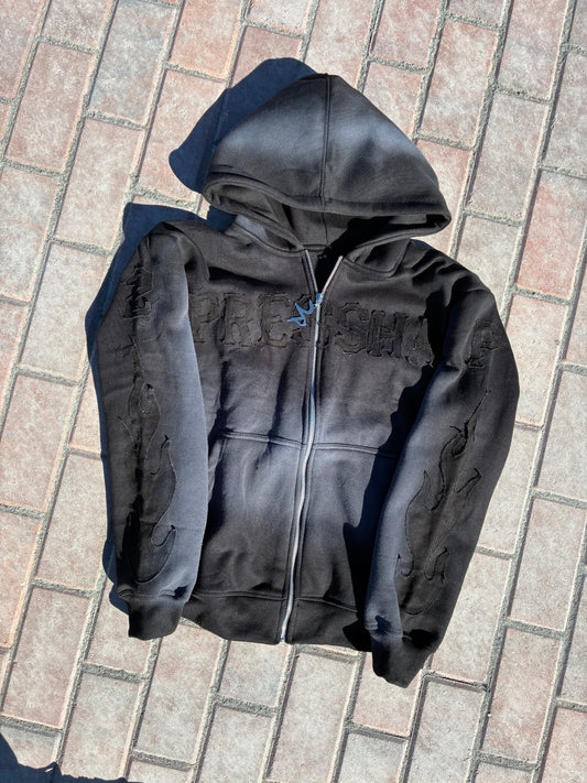 Black on Black Pressha “Zip-Up”