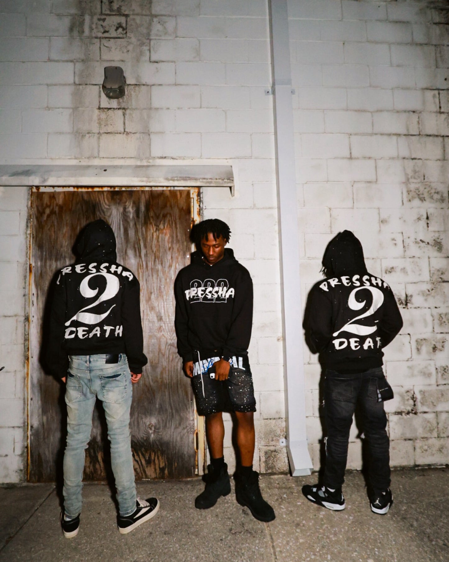 “222” Rhinestone Hoodie