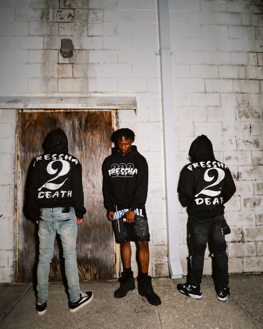 “222” Rhinestone Hoodie
