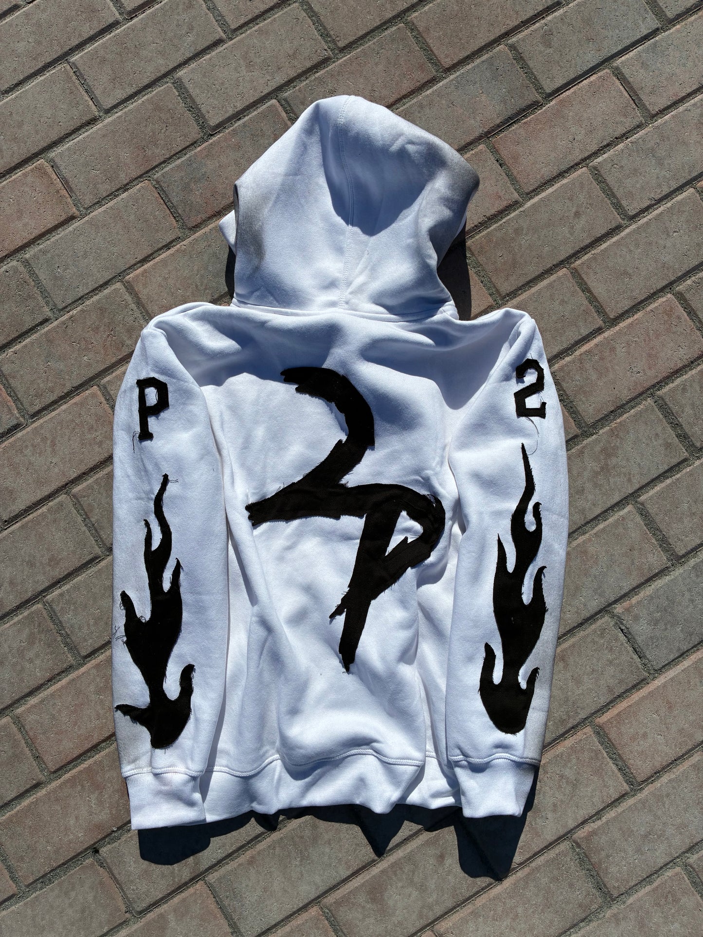 White “Pressha” Zip-Up