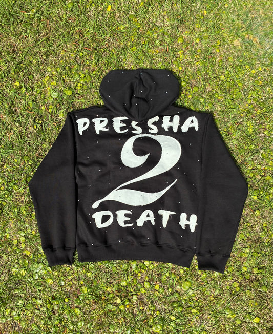 “222” Rhinestone Hoodie