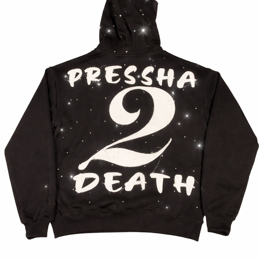 “222” Rhinestone Hoodie