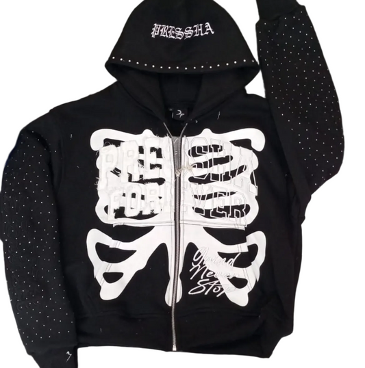 “Presshafyed” Zip-Up