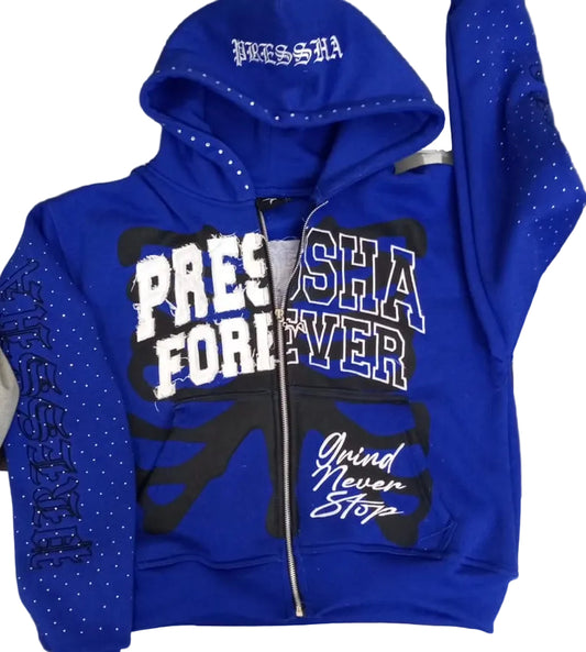 “Presshafyed” Zip-Up