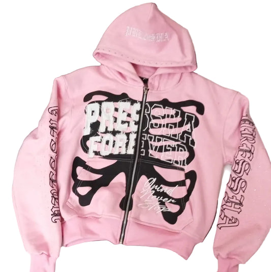 “Presshafyed” Zip-Up